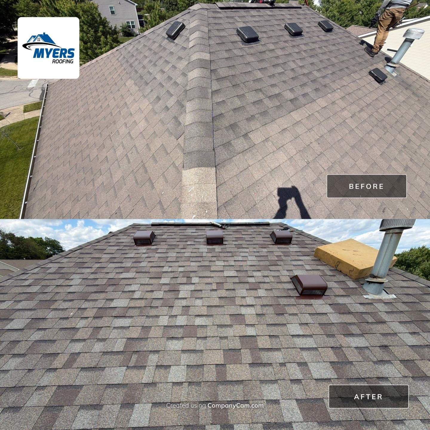 Full Roof Replacement with OC Duration Driftwood Shingles image