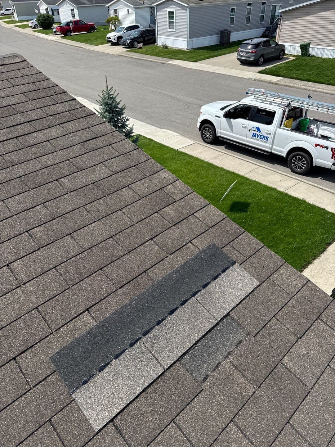 Why We Test Shingle Match Before Every Roof Repair image